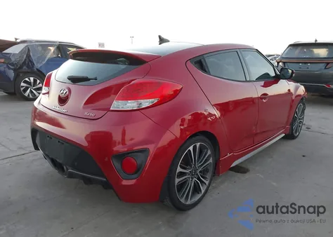 2016 Hyundai Veloster Turbo from USA, damaged, VIN KMHTC6AE4GU272762